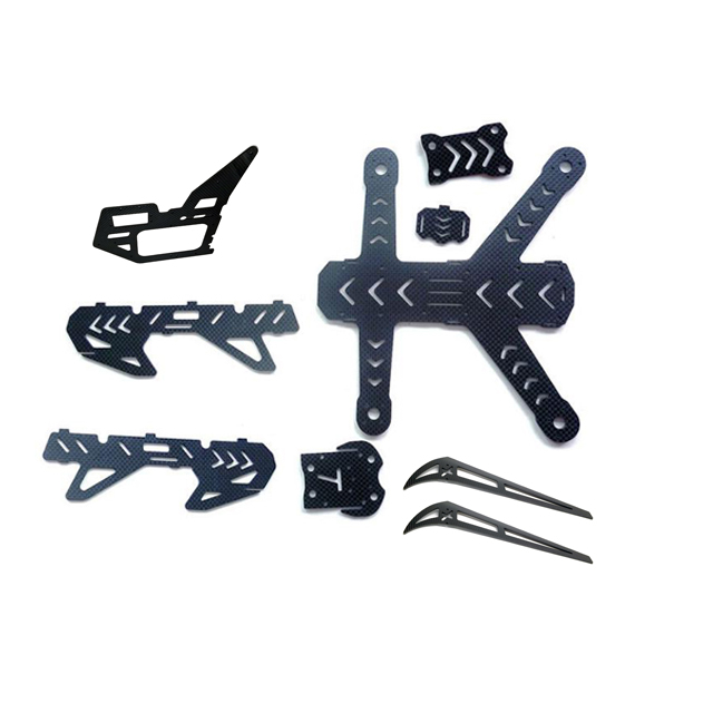 Custom 3K Plain Glossy Carbon Fiber Parts CNC Cutting Carbon Fiber ...